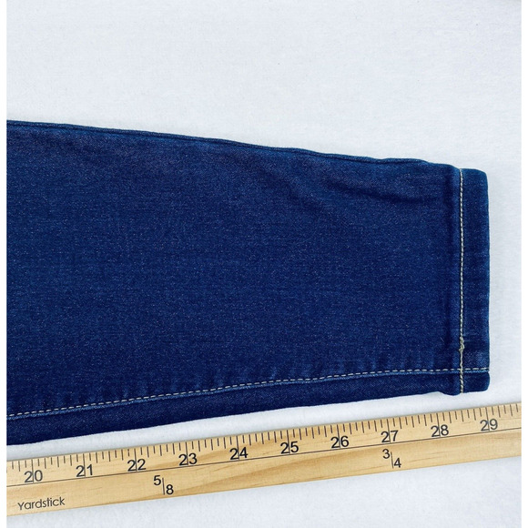 M Jeans Maurices Womens Size M-Reg 28" W Dark Wash Denim Stretch Skinny Mid Rise - Picture 9 of 12